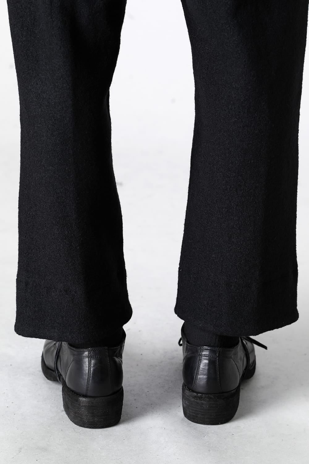 Fulling Wide Cropped Trousers Black