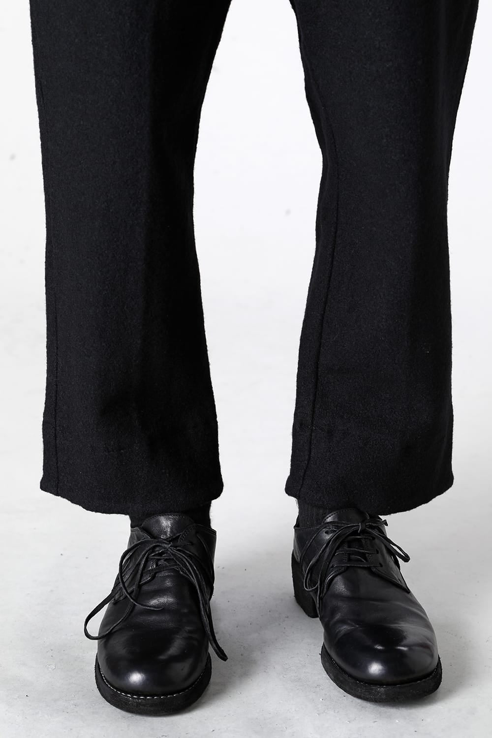Fulling Wide Cropped Trousers Black