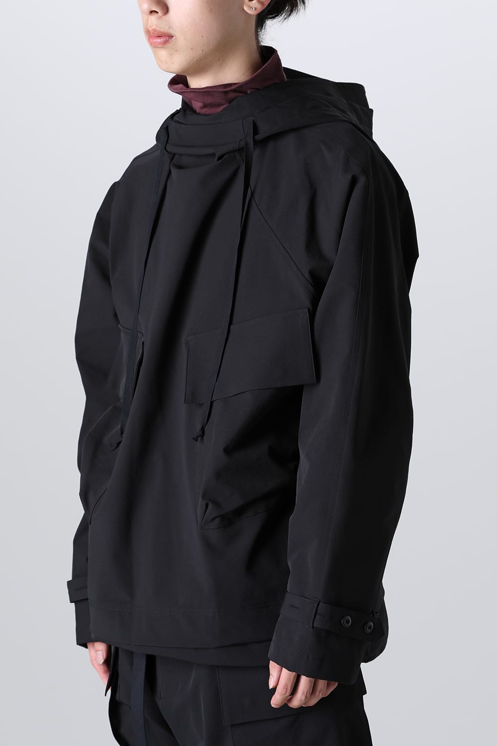 Water Repellency Anorak Black