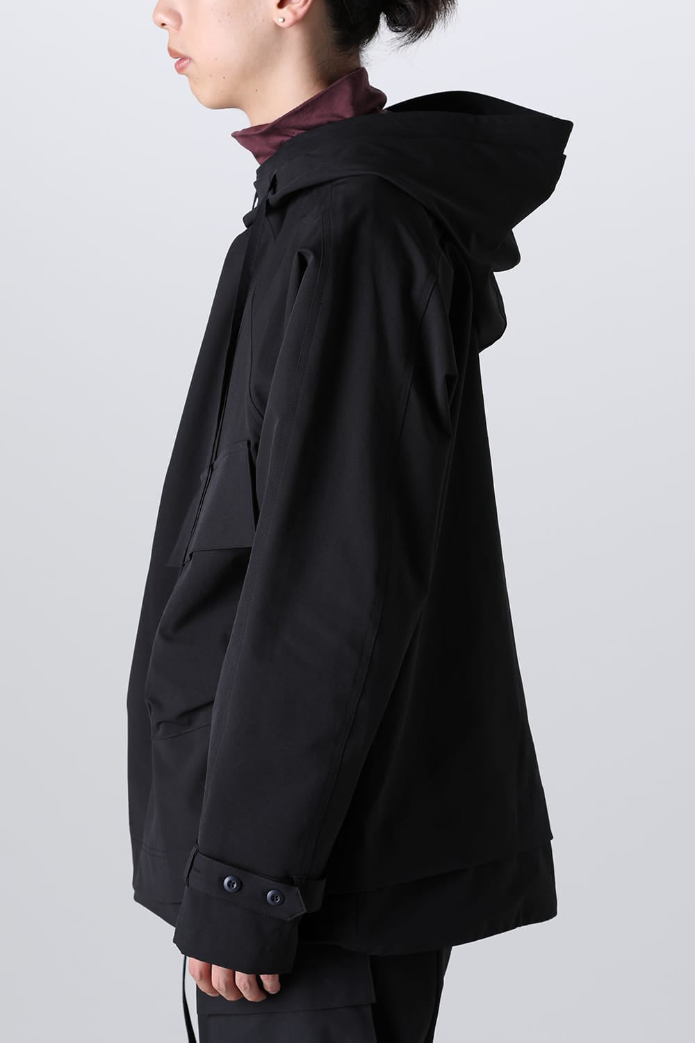 Water Repellency Anorak Black