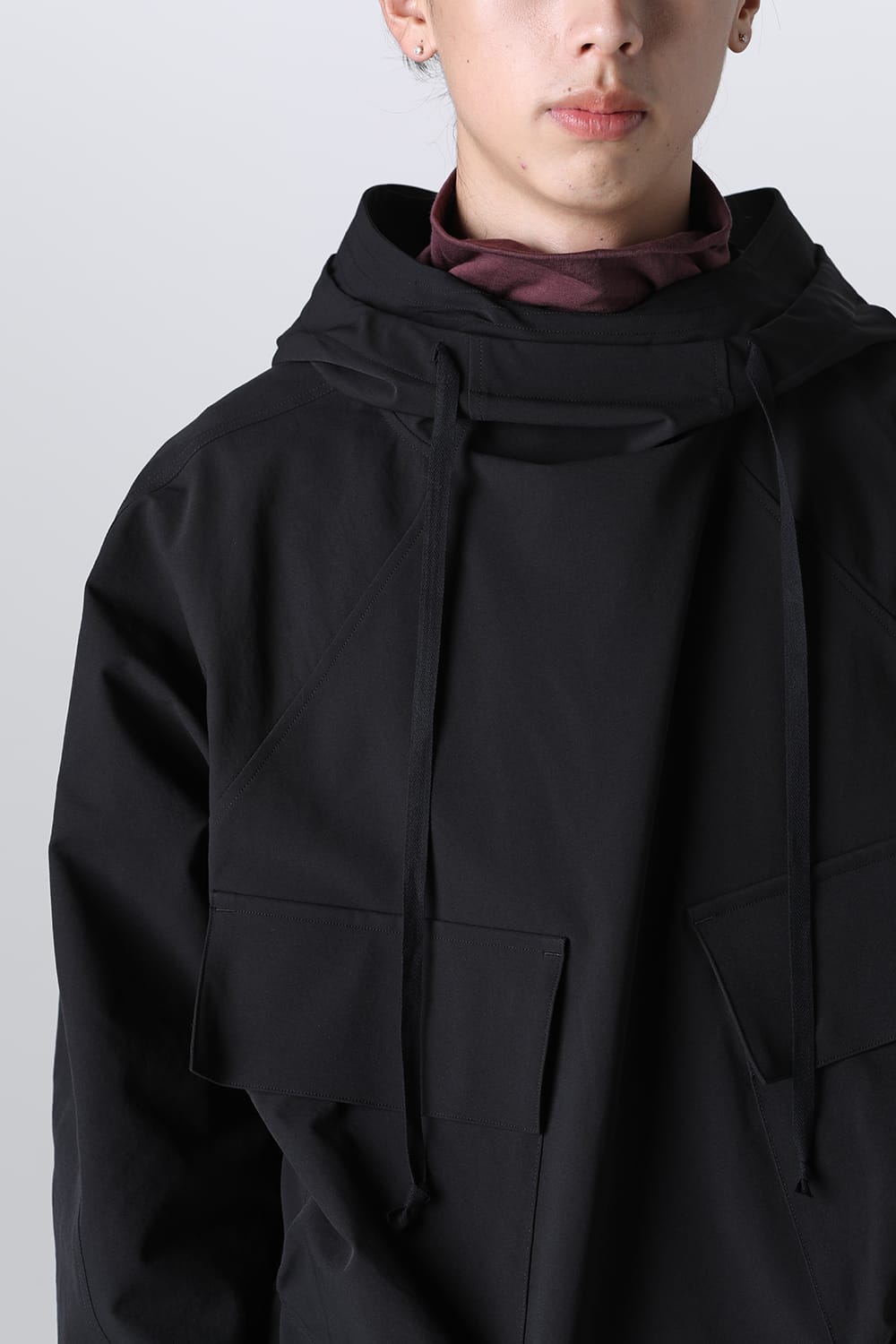 Water Repellency Anorak Black