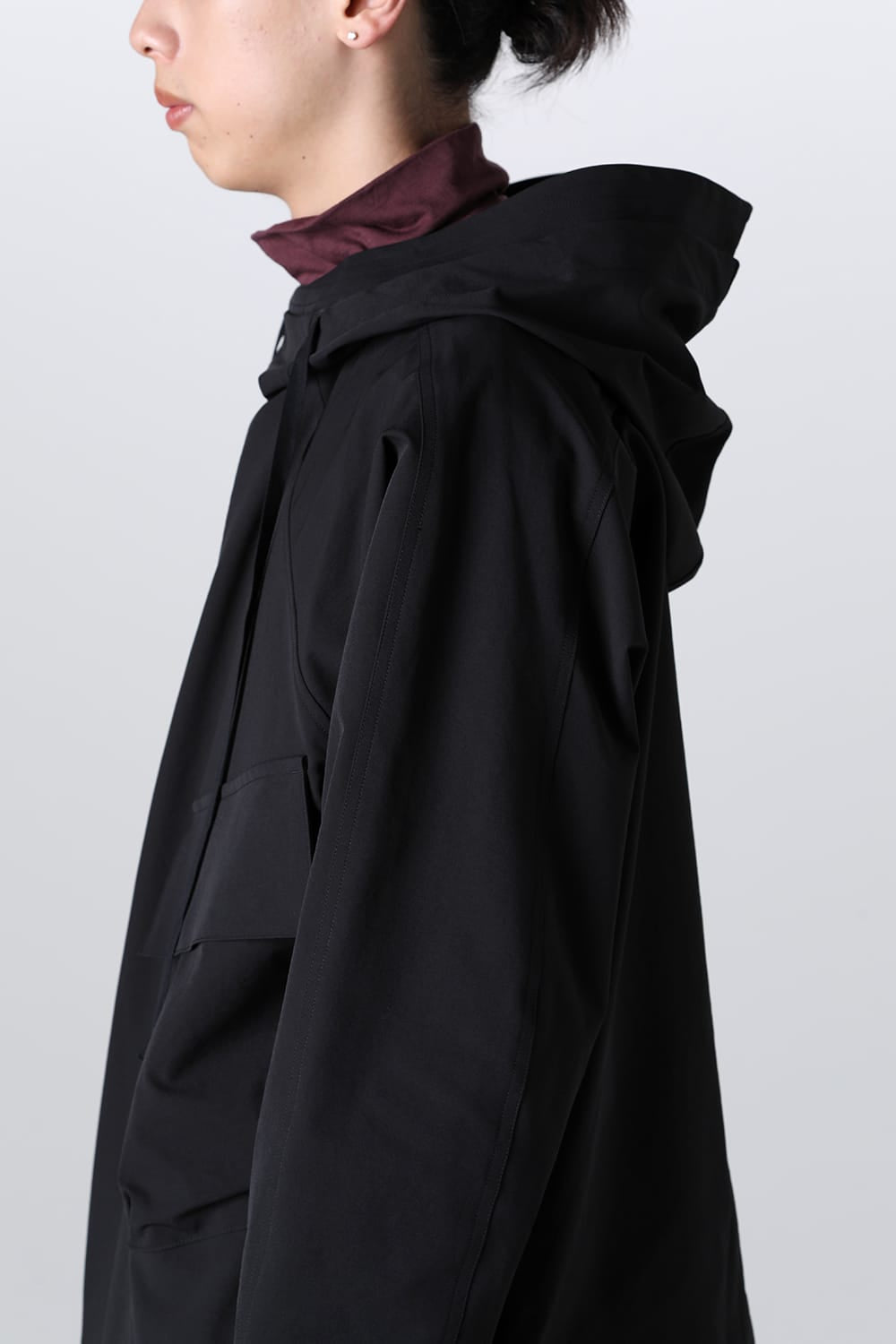 Water Repellency Anorak Black