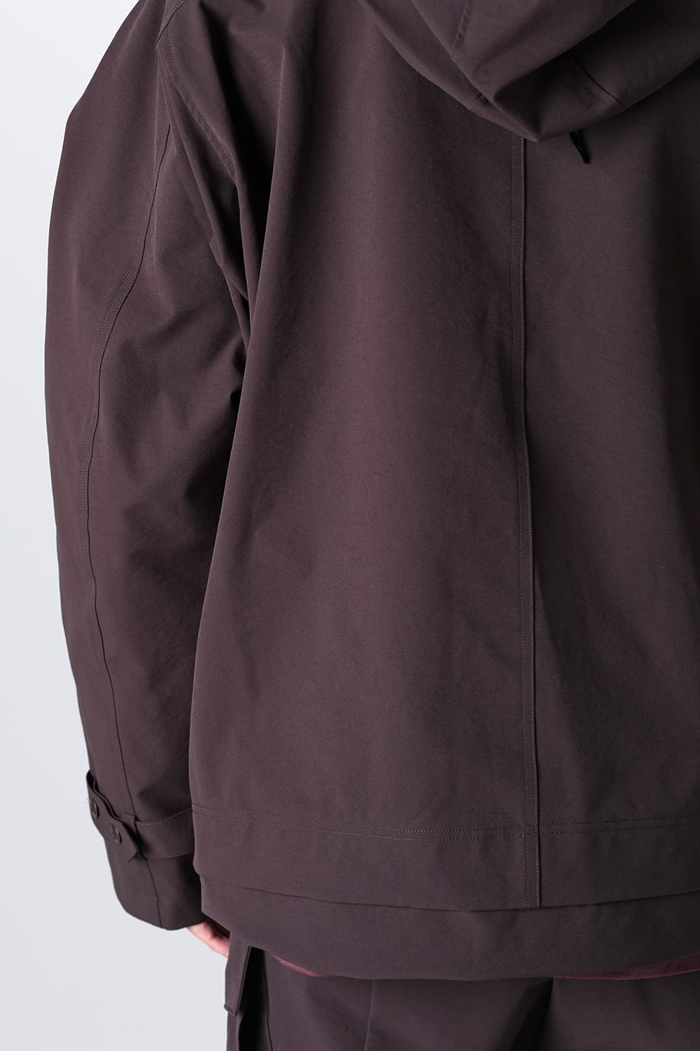 Water Repellency Anorak Dark Brown