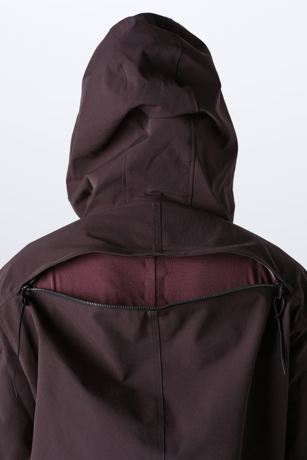 Water Repellency Anorak Dark Brown