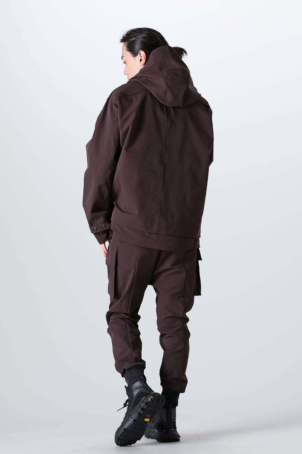 Water Repellency Anorak Dark Brown