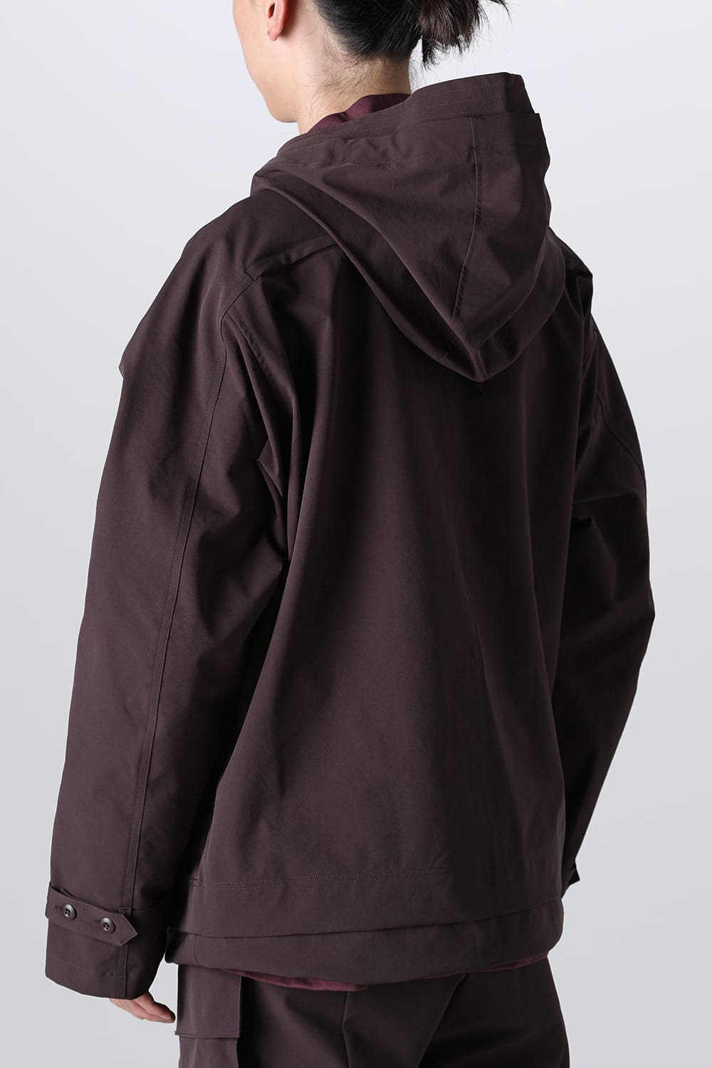 Water Repellency Anorak Dark Brown