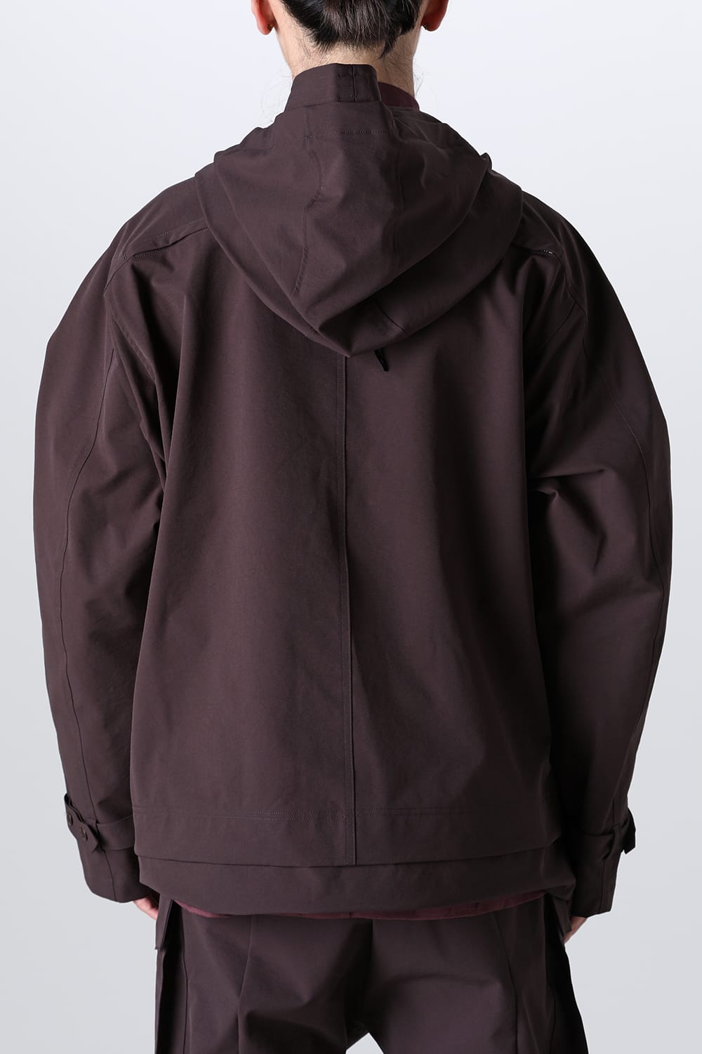 Water Repellency Anorak Dark Brown