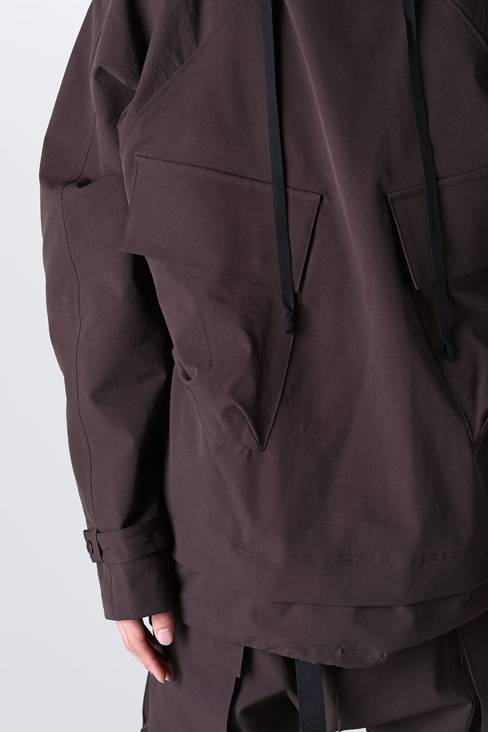 Water Repellency Anorak Dark Brown