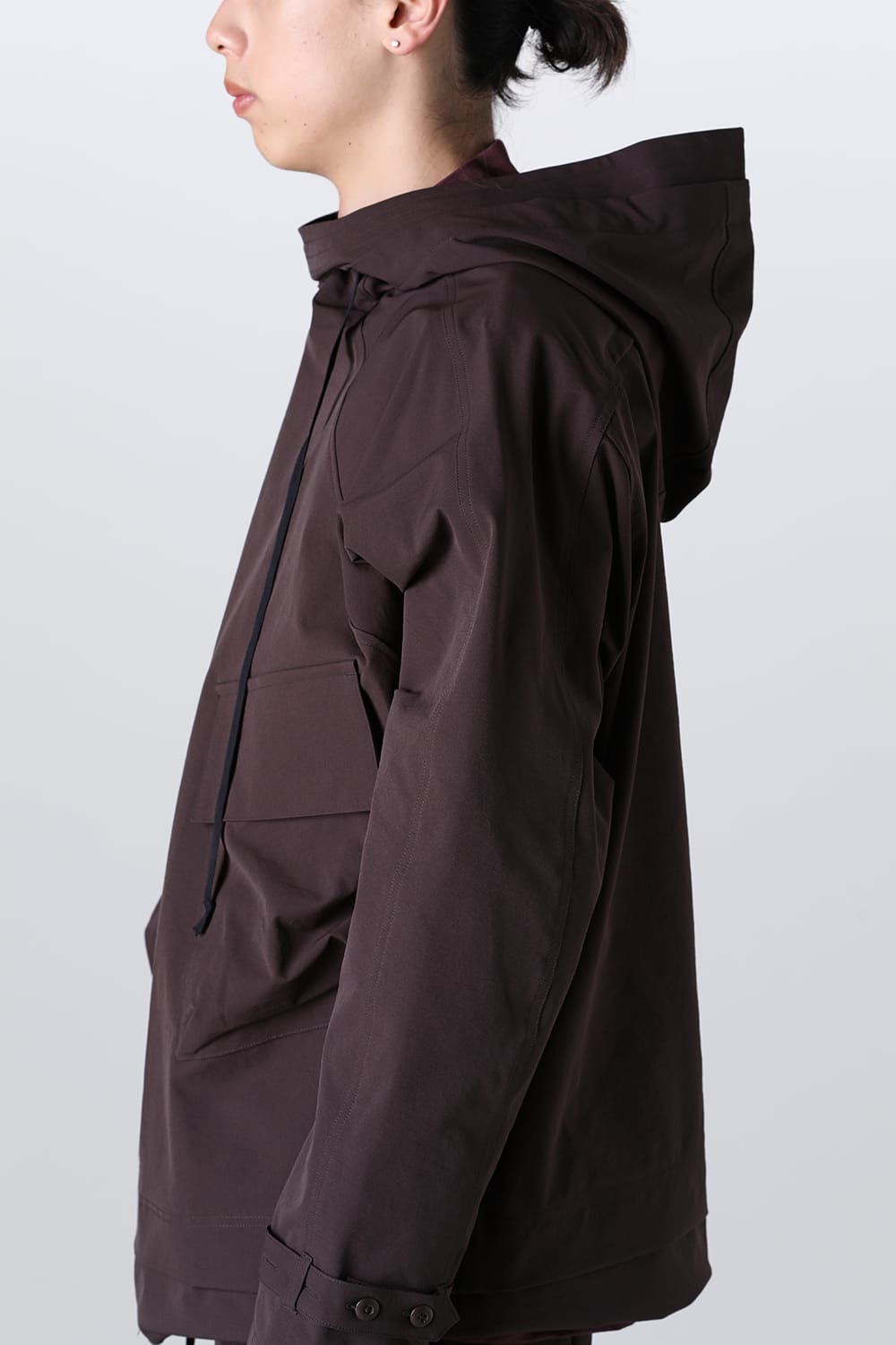 Water Repellency Anorak Dark Brown