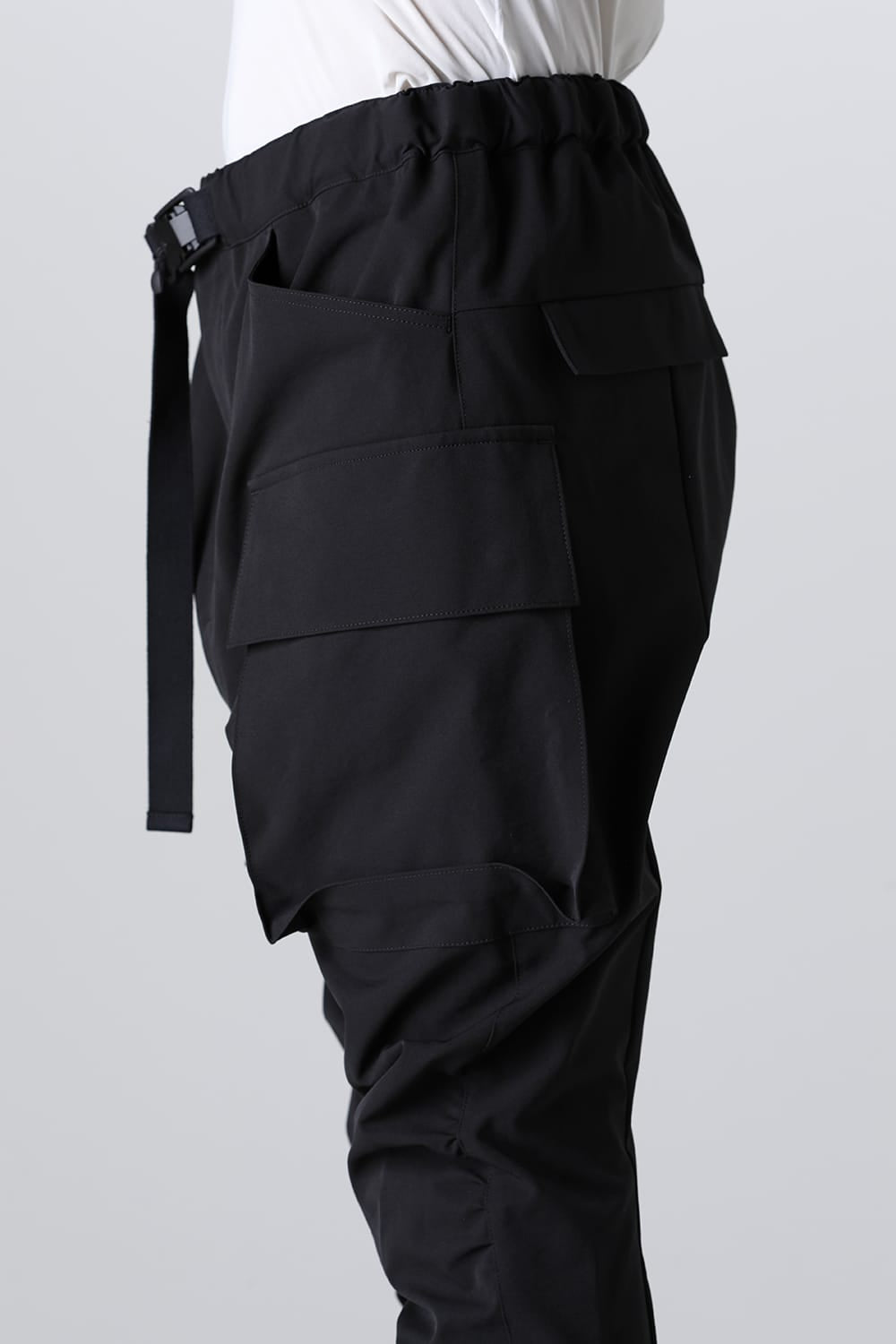 Water Repellency Cargo Pants Black