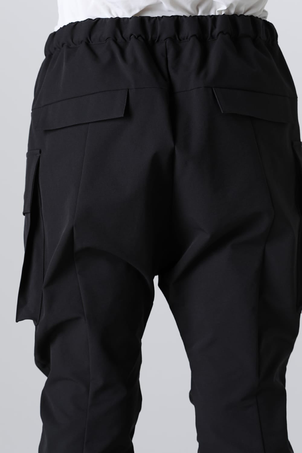 Water Repellency Cargo Pants Black