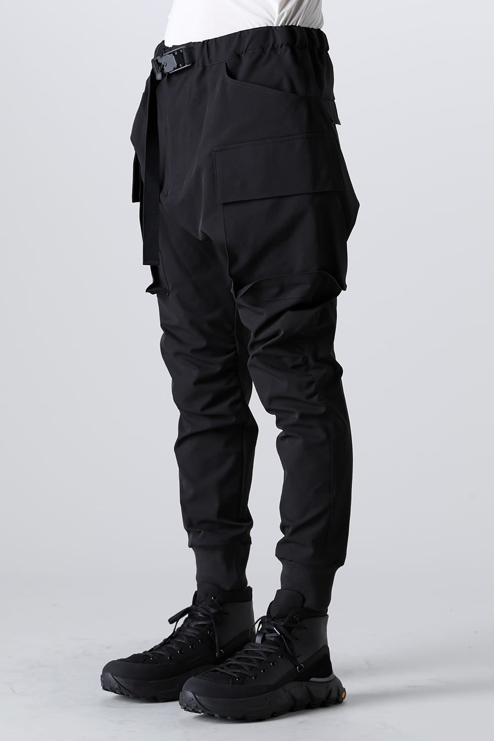 Water Repellency Cargo Pants Black