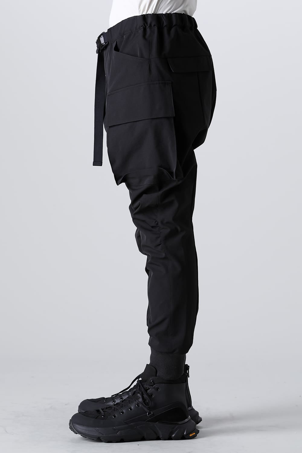 Water Repellency Cargo Pants Black