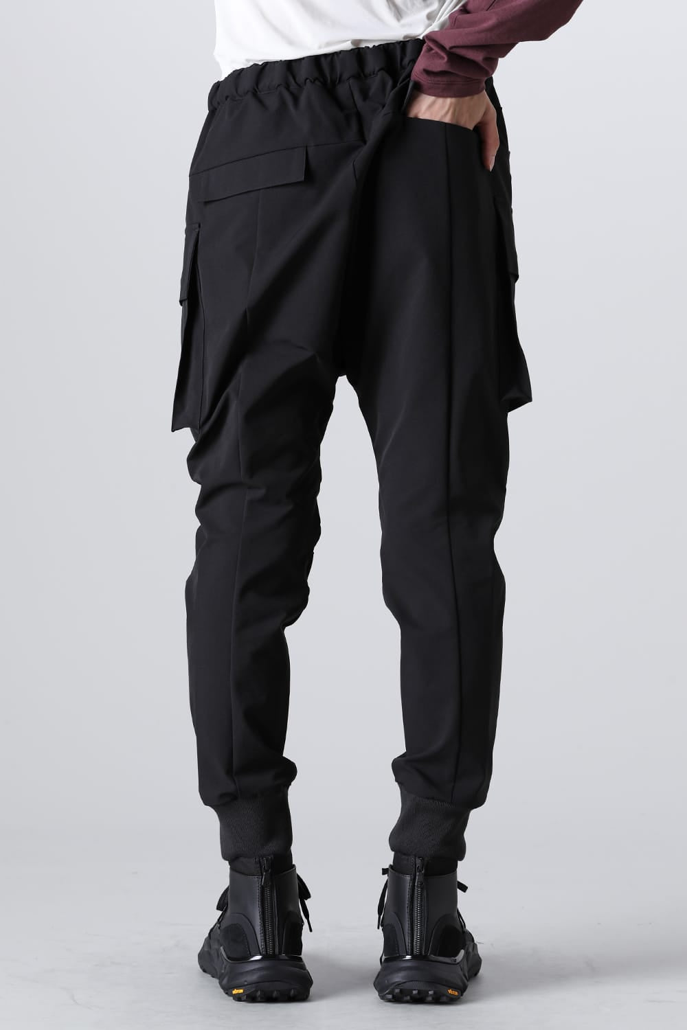 Water Repellency Cargo Pants Black