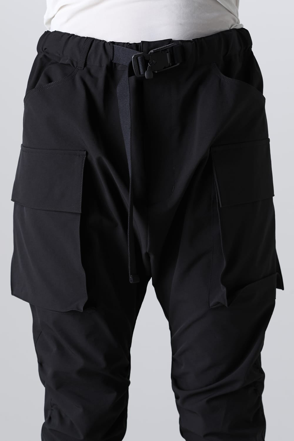 Water Repellency Cargo Pants Black