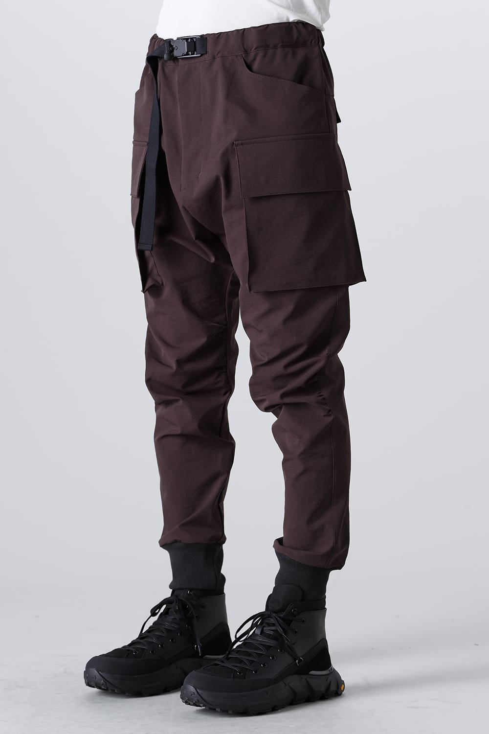 Water Repellency Cargo Pants Dark Brown