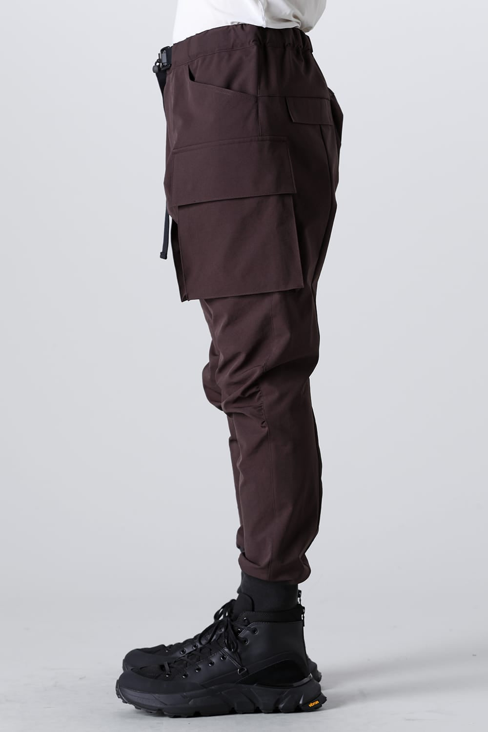 Water Repellency Cargo Pants Dark Brown