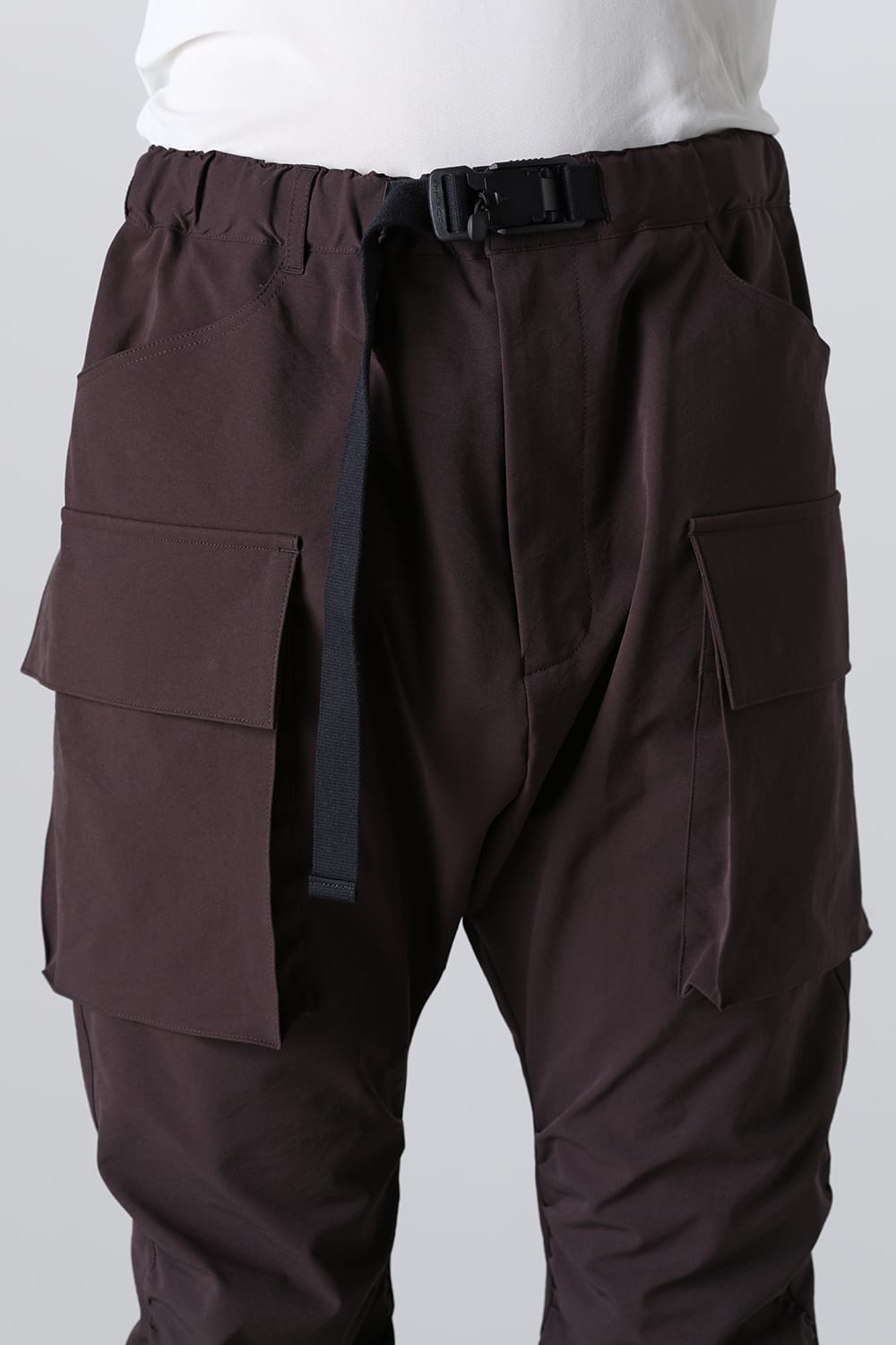 Water Repellency Cargo Pants Dark Brown