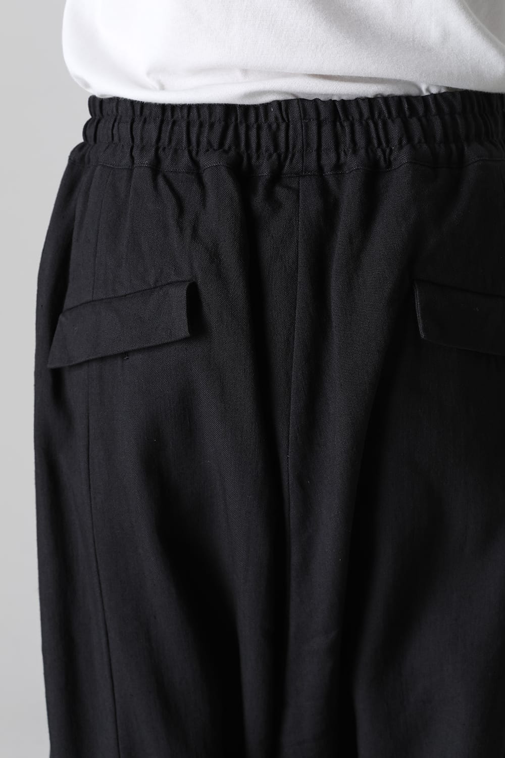 Wool/Linen Drop Crotch Trousers