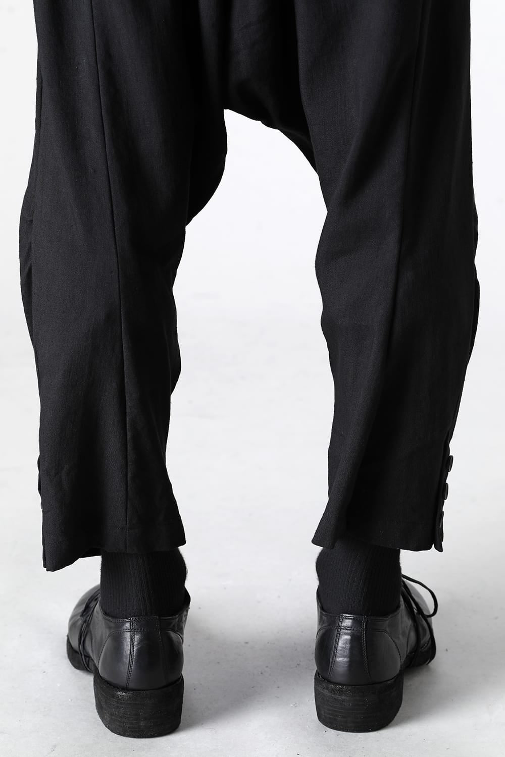 Wool/Linen Drop Crotch Trousers