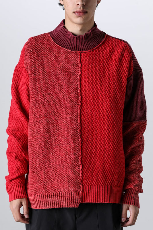 Fading Fragment Sweater Red