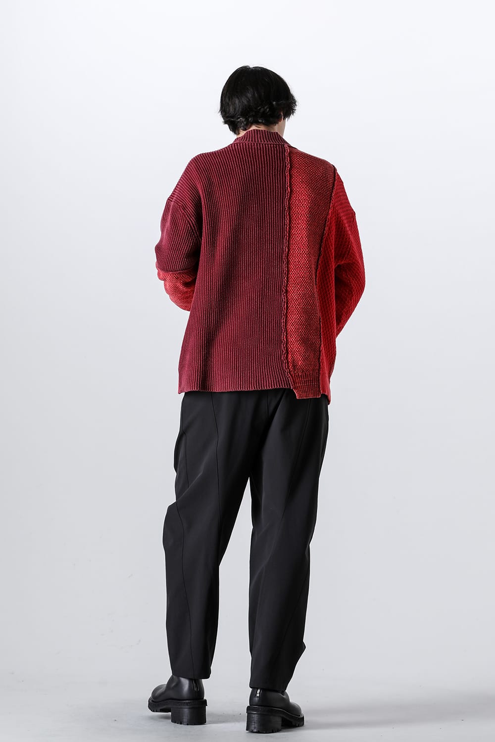 Fading Fragment Sweater Red