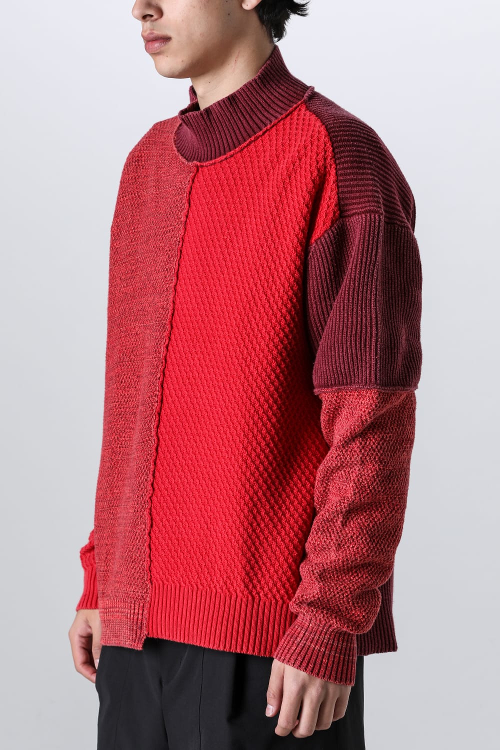 Fading Fragment Sweater Red