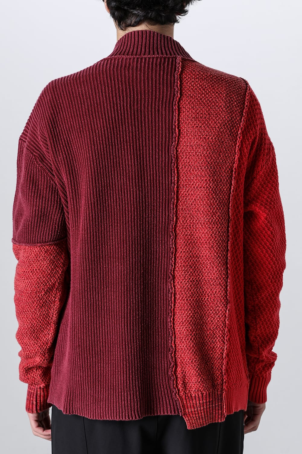 Fading Fragment Sweater Red