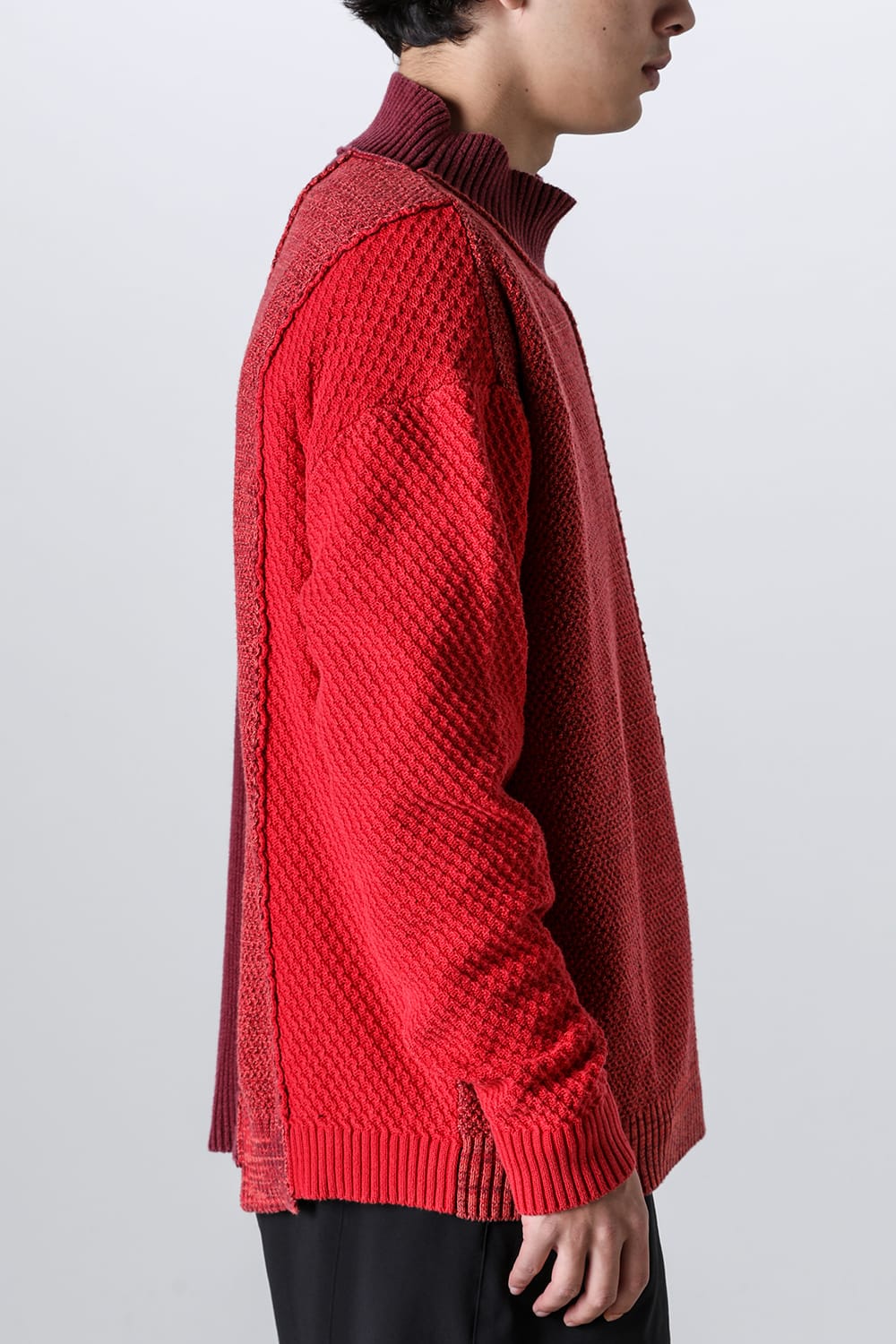 Fading Fragment Sweater Red