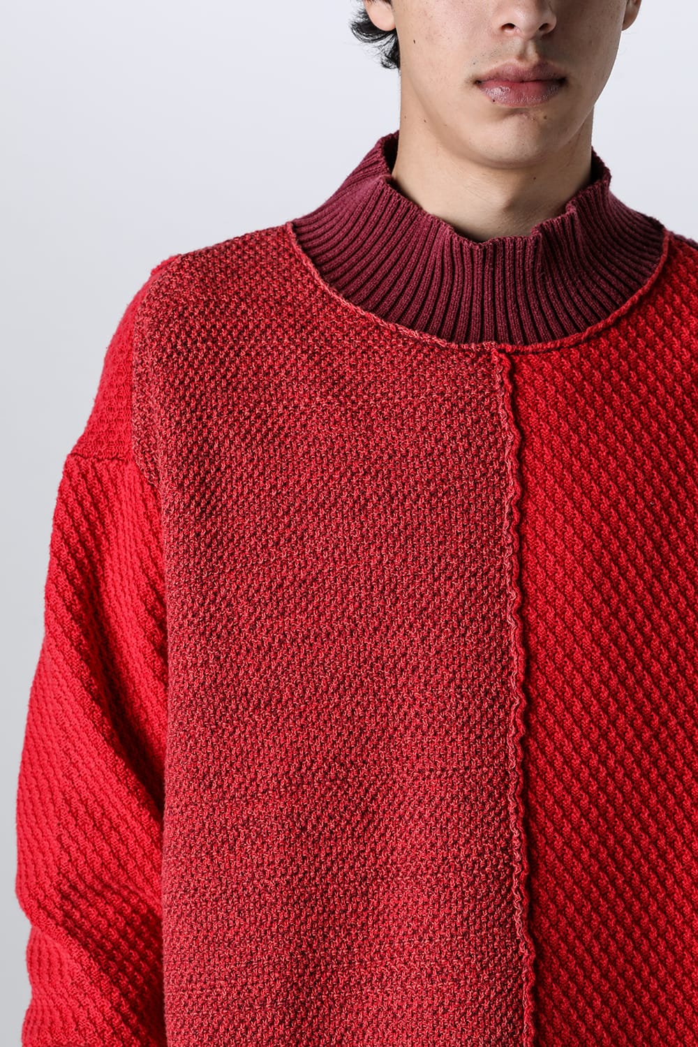 Fading Fragment Sweater Red