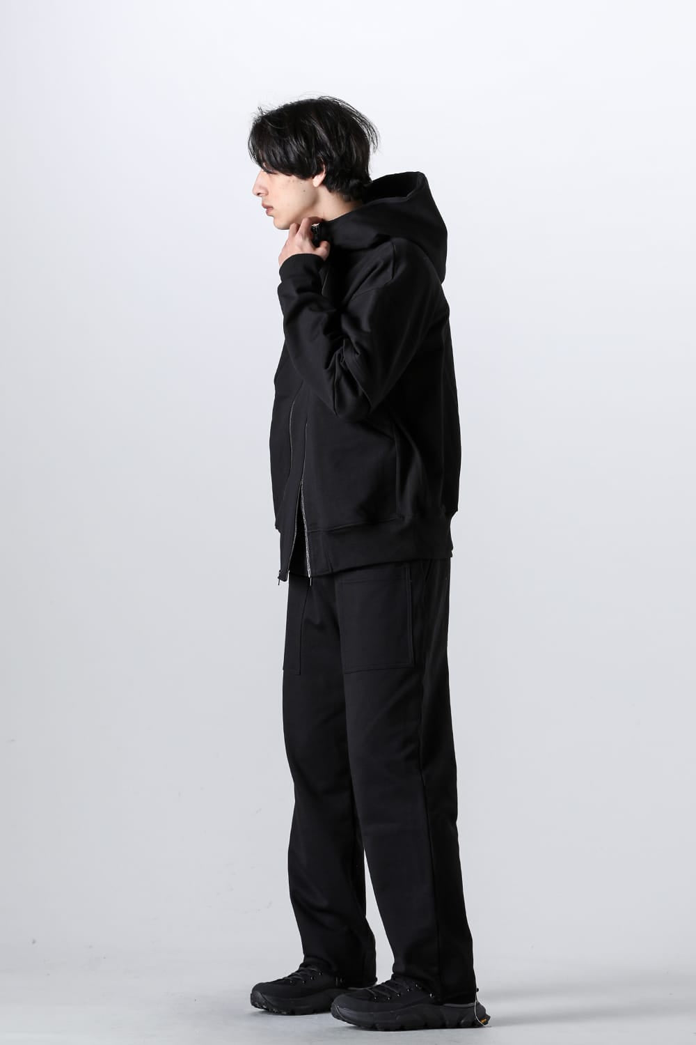 Sweat Wide Pants Black