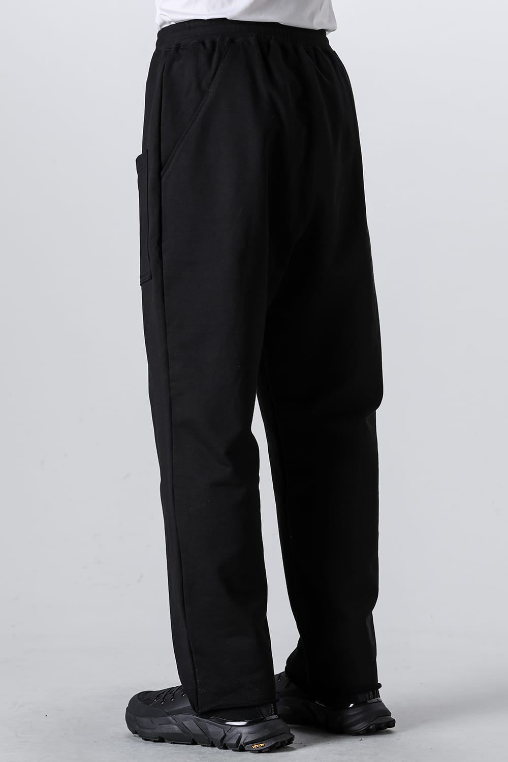 Sweat Wide Pants Black