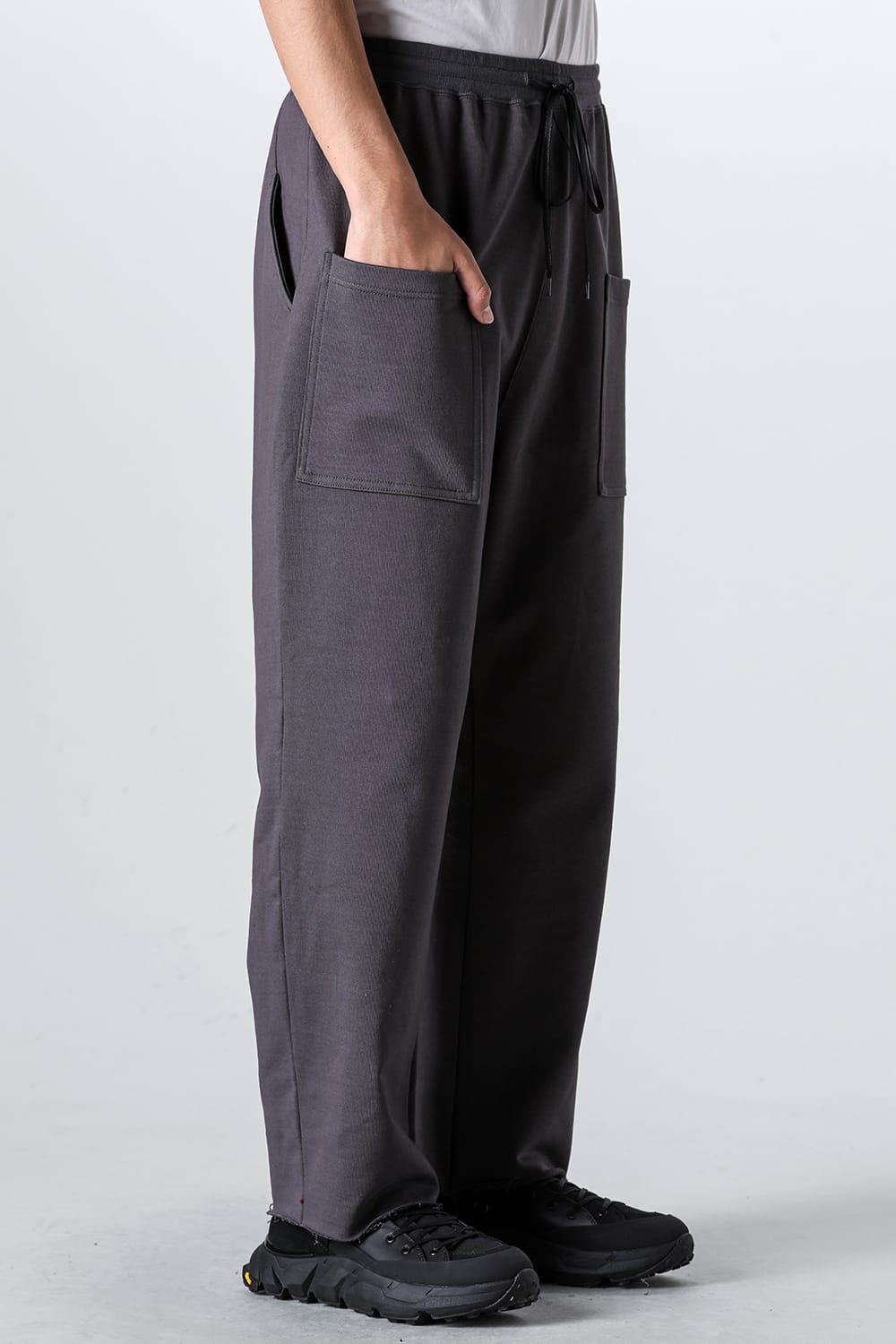 Sweat Wide Pants Gray