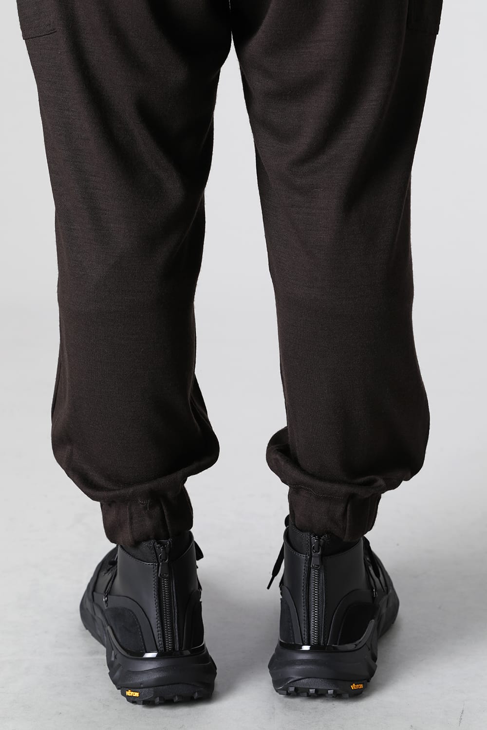 Wool Jersey Trousers Brown