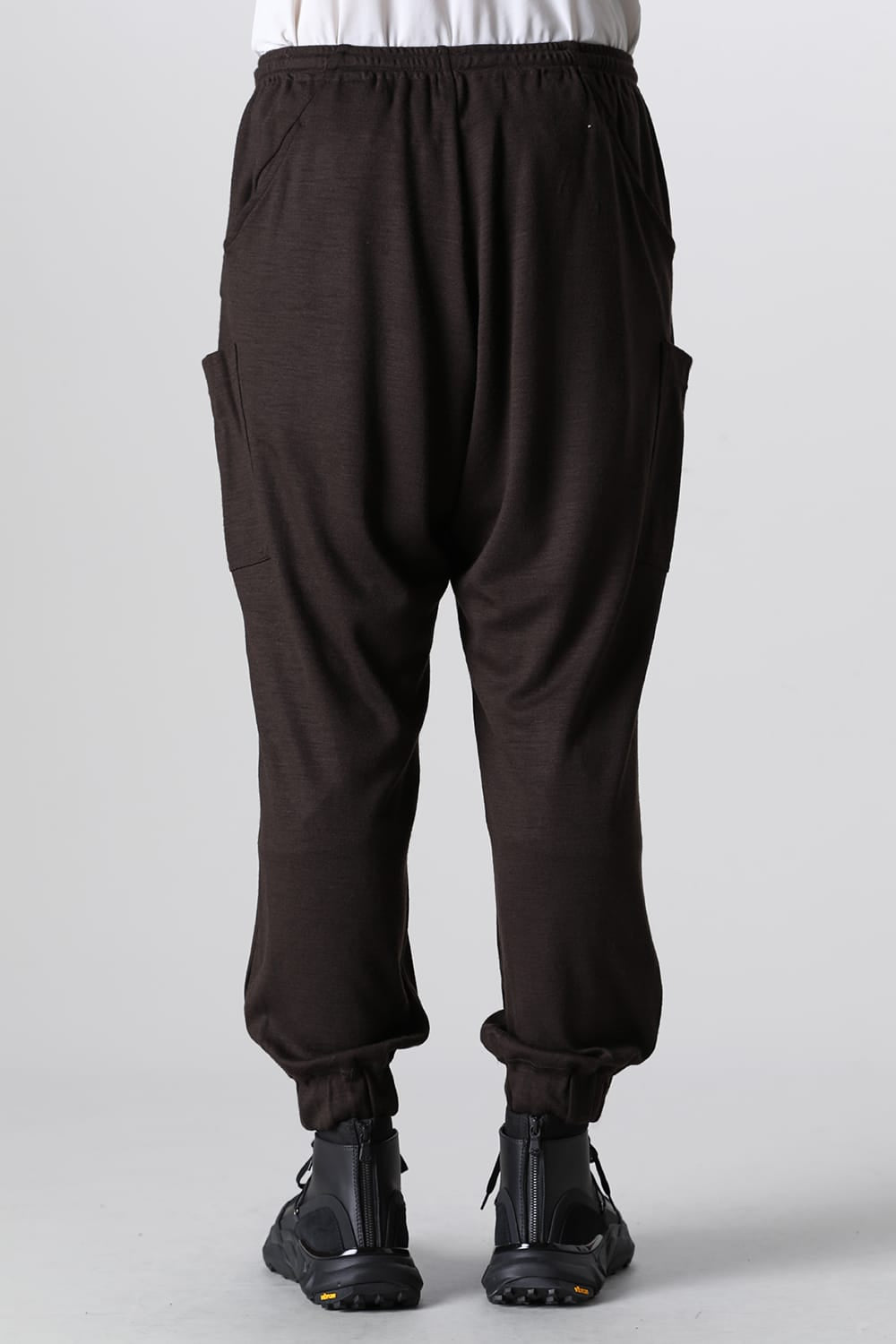 Wool Jersey Trousers Brown