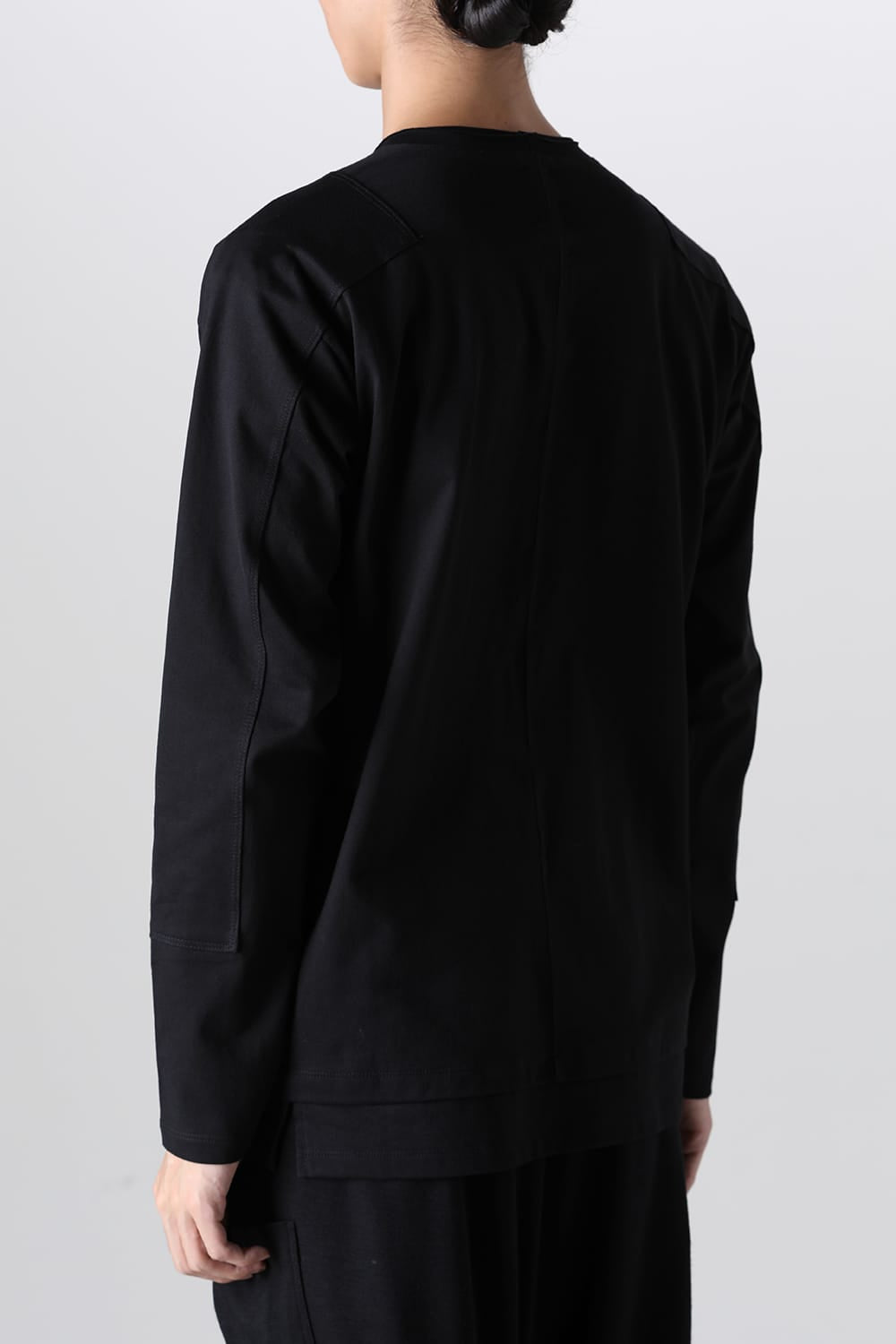 Cotton Jersey L/S T-Shirt Black