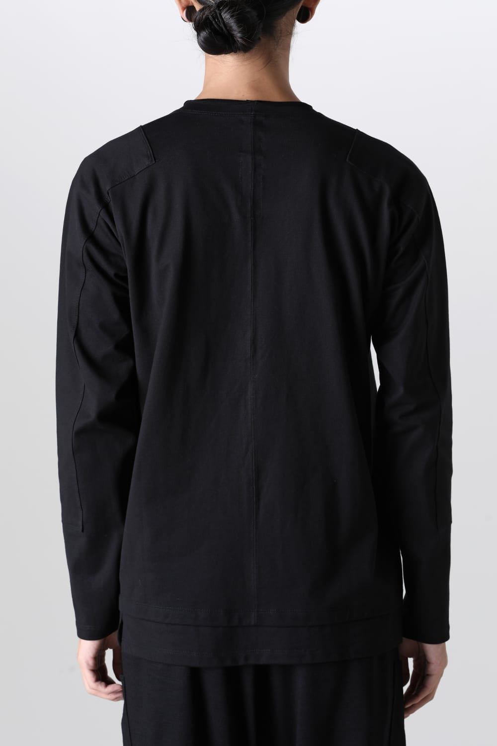 Cotton Jersey L/S T-Shirt Black