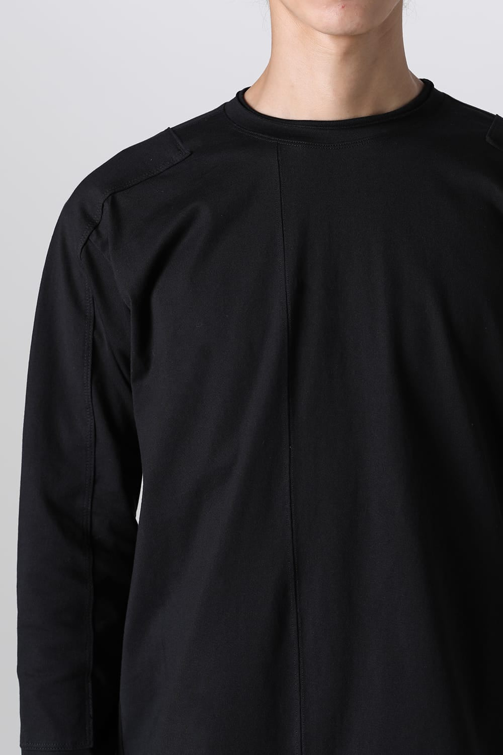 Cotton Jersey L/S T-Shirt Black