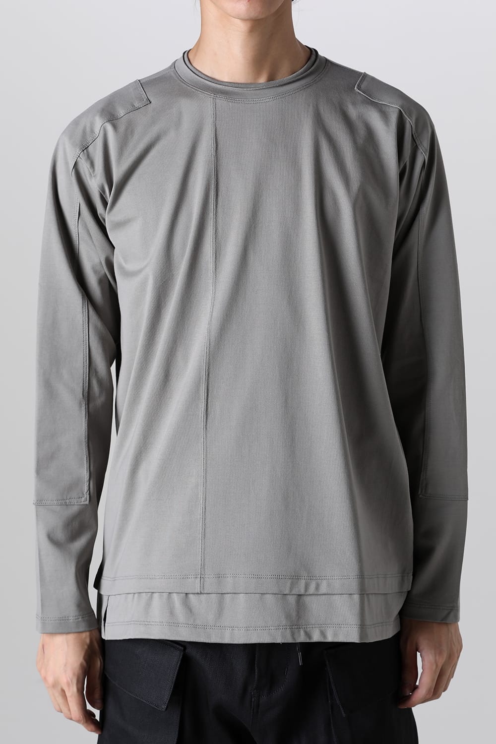 Cotton Jersey L/S T-Shirt Gray