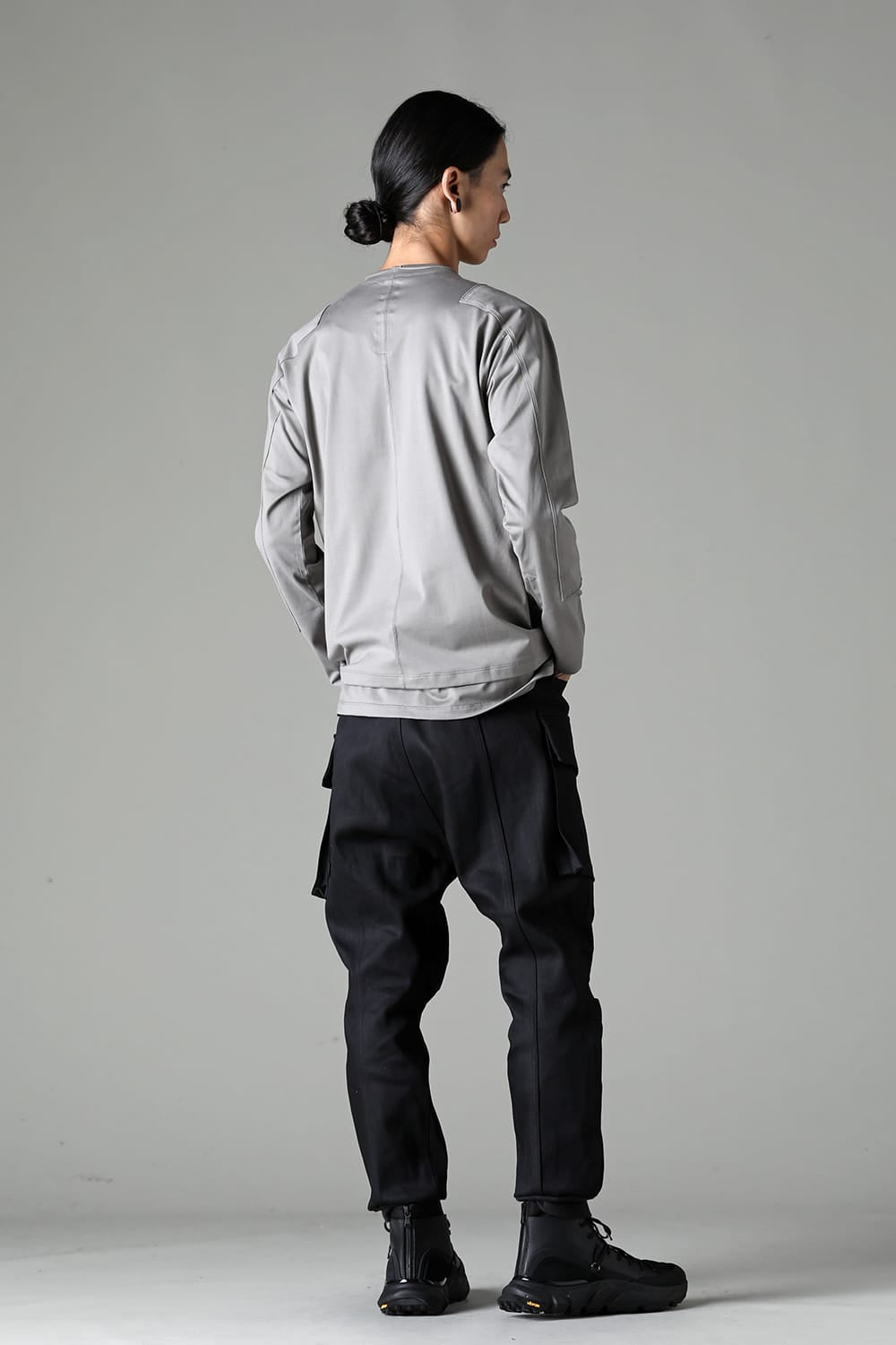 Cotton Jersey L/S T-Shirt Gray