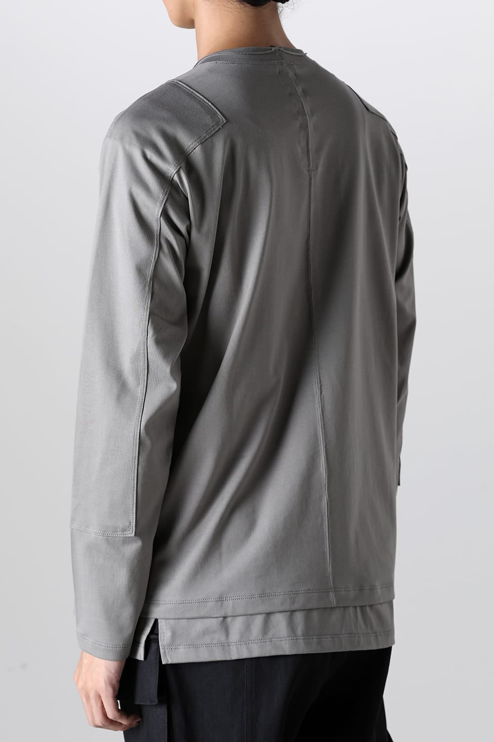 Cotton Jersey L/S T-Shirt Gray