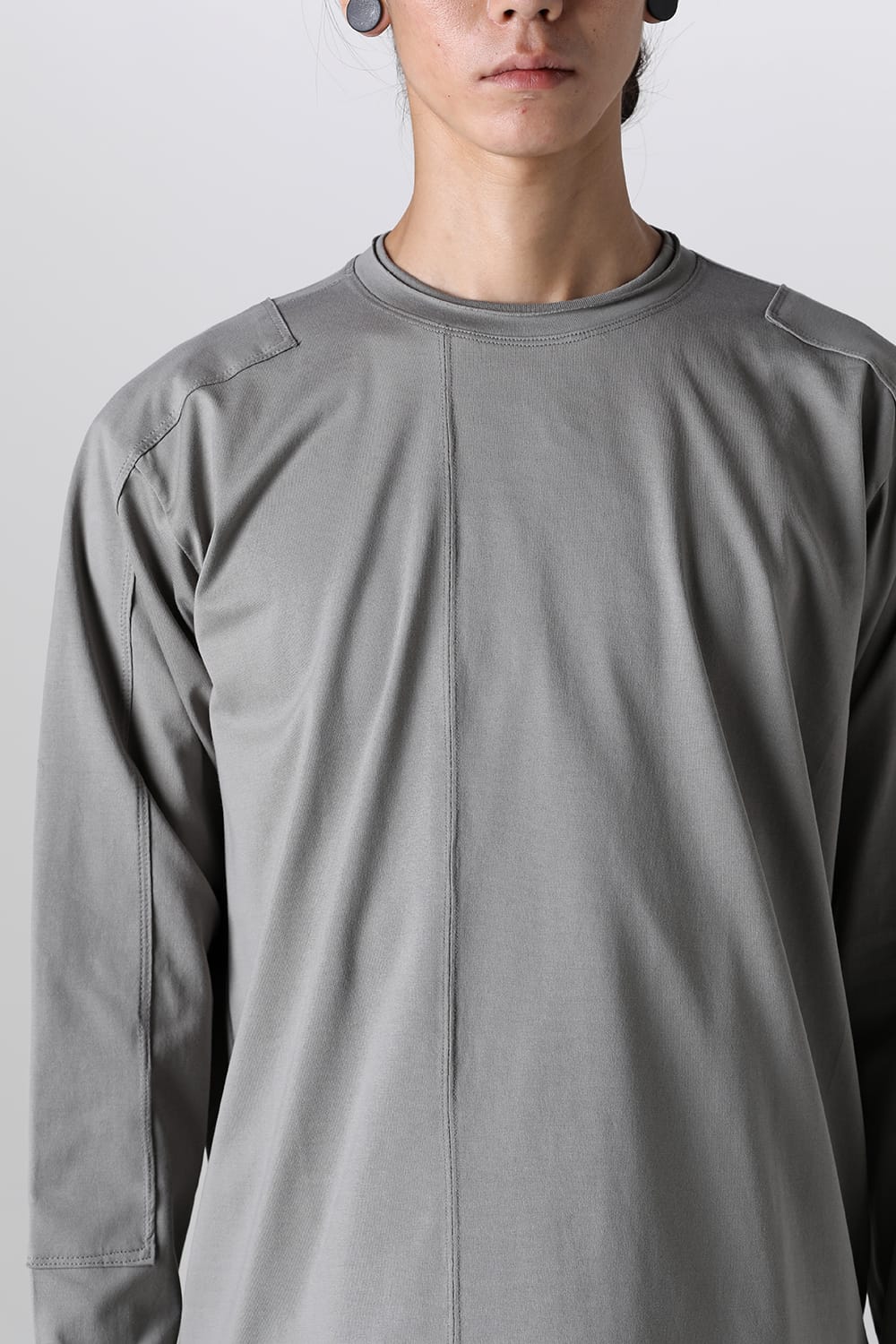 Cotton Jersey L/S T-Shirt Gray