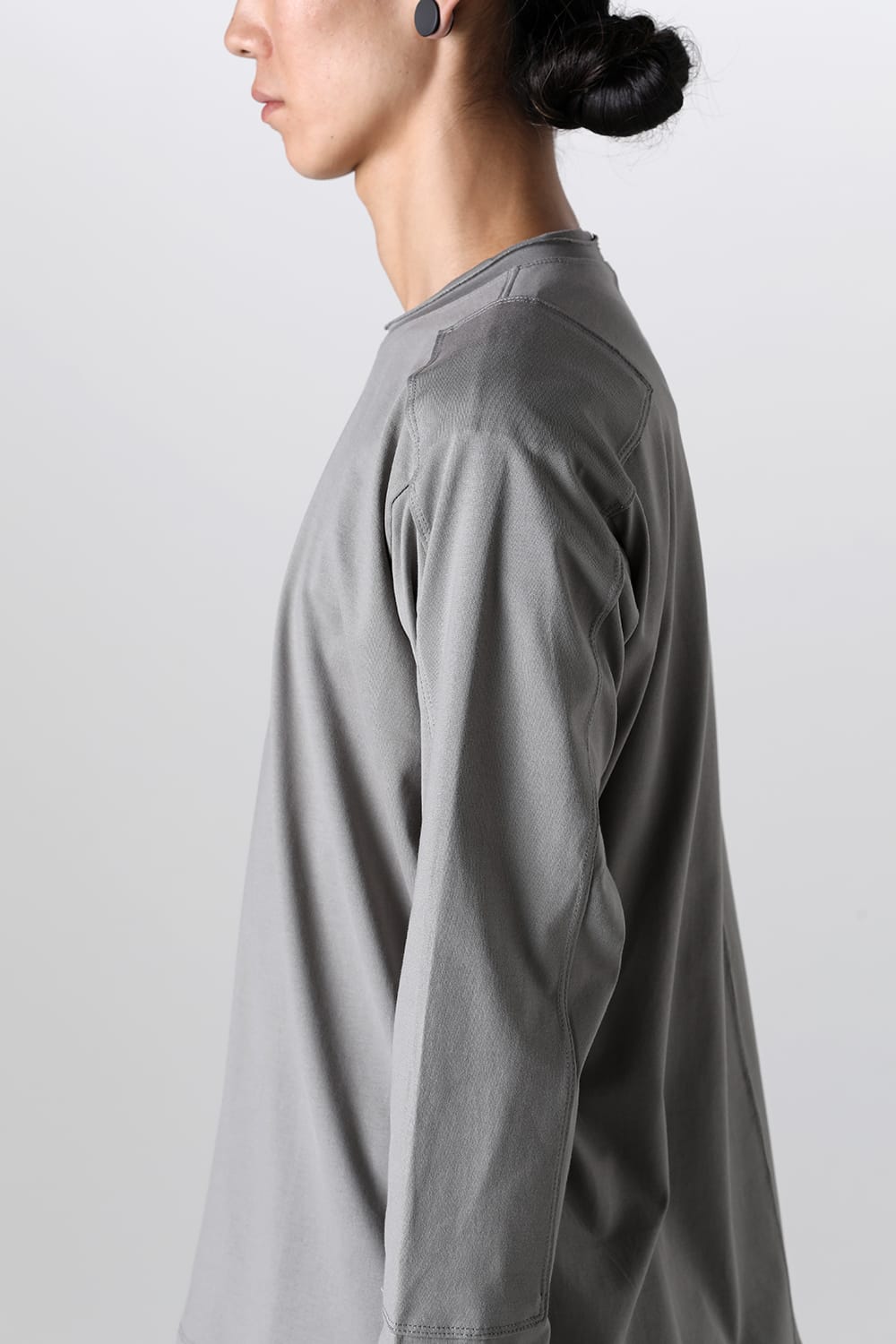 Cotton Jersey L/S T-Shirt Gray