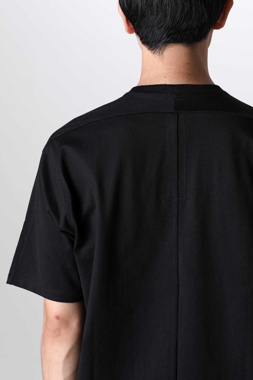 Cotton Jersey Embroidered S/S T-Shirt Black