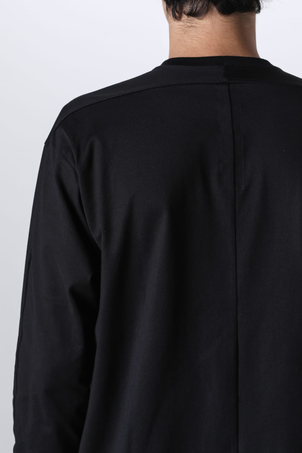 Embroidered L/S T-shirt Black