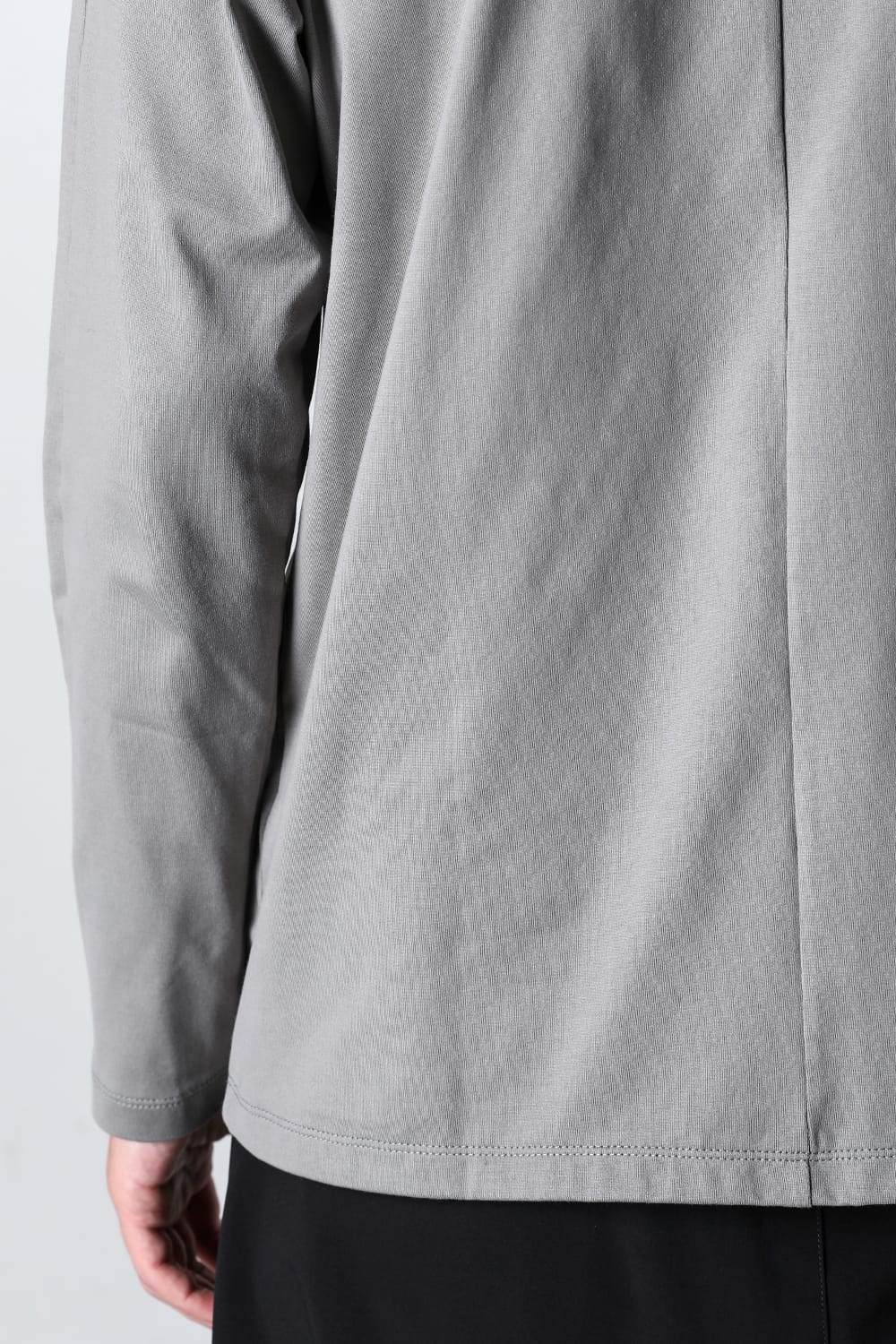 Embroidered L/S T-shirt Gray