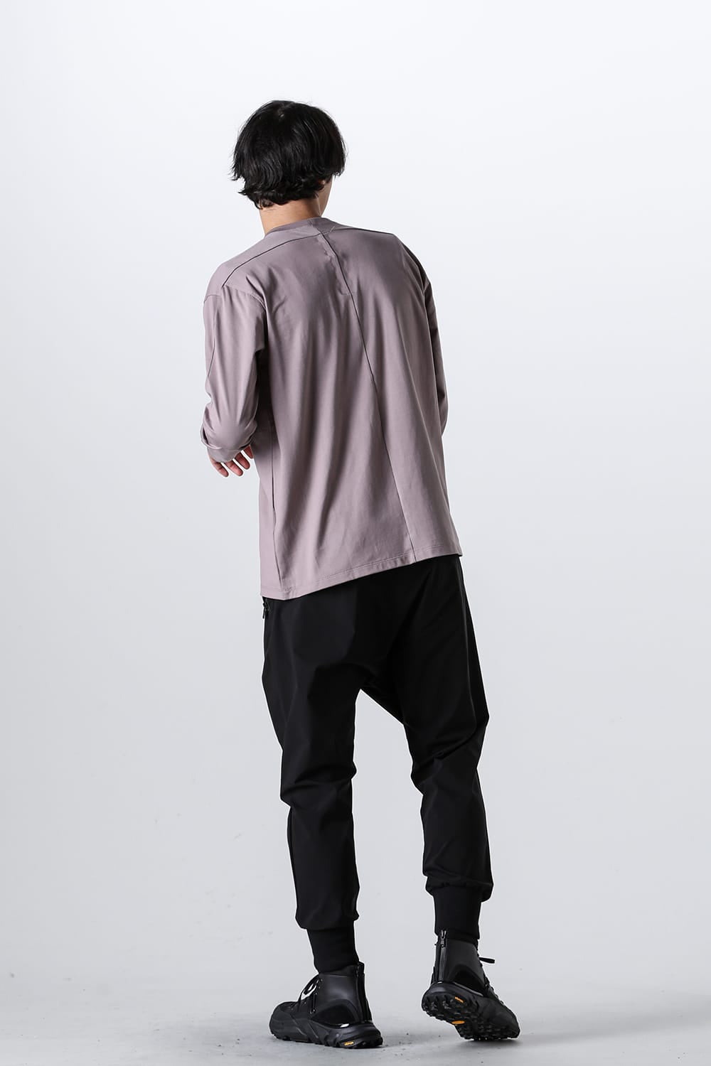 Embroidered L/S T-shirt Pink