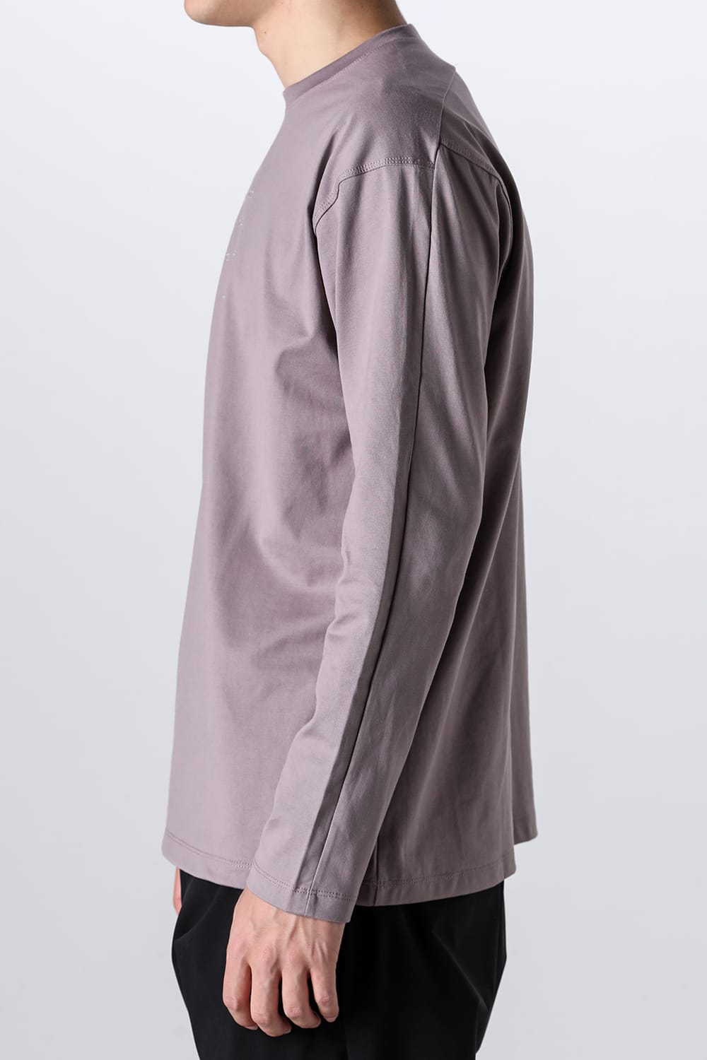 Embroidered L/S T-shirt Pink