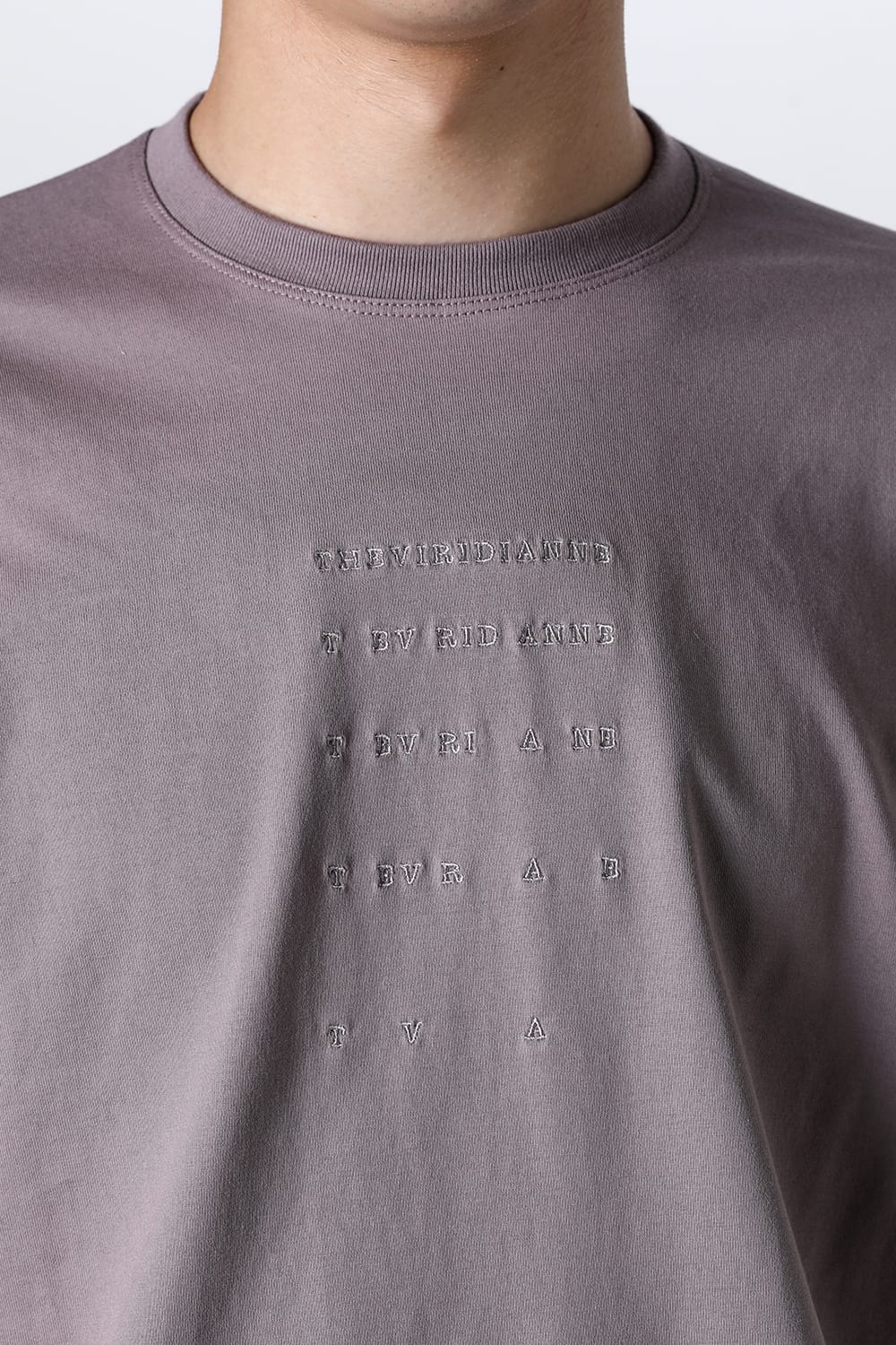 Embroidered L/S T-shirt Pink