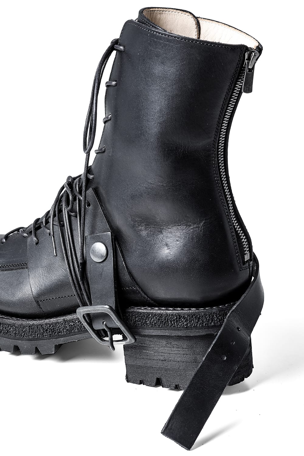 Layered Lace Up Boots